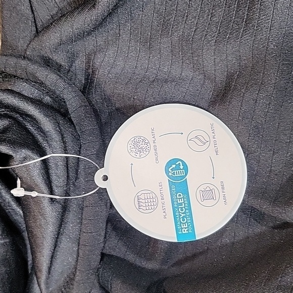 Nwt Mondetta Black Hooded Shirt Size Medium - Picture 8 of 8